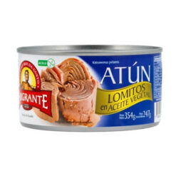 ATUN EMIGRANTE LOMOS EN ACEITE LATA 354 GRS