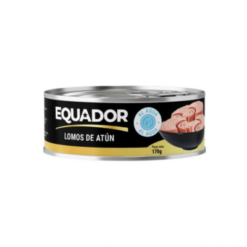 LOMOS DE ATUN EN AGUA AL NATURAL 170 GR "EQUADOR"