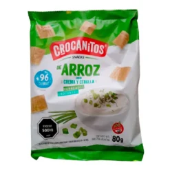 SNACK DE ARROZ CROCANITOS 80G - CREMA CEBOLLA
