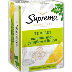 TE SUPREMO VERDE C/MORINGA JENGIBRE Y LIMON