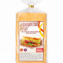 NUESTRO PAN DE MOLDE L/GLUTEN 380G