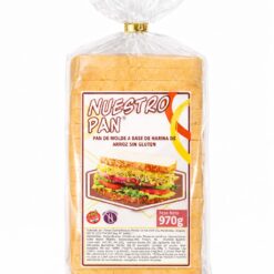 NUESTRO PAN DE MOLDE L/GLUTEN 970G