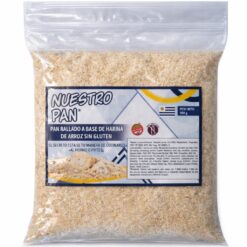 PAN RALLADO C/HARINA DE ARROZ NUESTRO PAN 500G