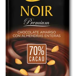 CHOCOLATE C/ALMENDRAS 70% CACAO HAAS 100G
