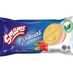 GALLETAS RELLENAS FRUTILLA L/GLUTEN SMAMS