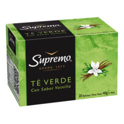 TE SUPREMO VERDE C/VAINILLA