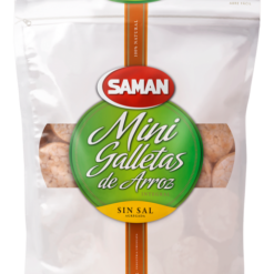 GALLETAS DE ARROZ MINI S/S SAMAN 150G