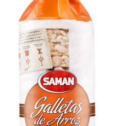 GALLETAS DE ARROZ INTEGRAL CLASICAS SAMAN 150G