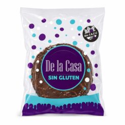 ALFAJOR CHOCOLATE NEGRO L/GLUTEN DE LA CASA