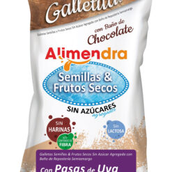 GALLETAS PASAS DE UVA S/A ALIMENDRA 120G