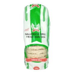 GALLETAS DE ARROZ INTEGRAL S/SAL NATURAL RICE