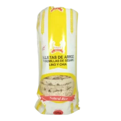 GALLETAS DE ARROZ CON SEMILLAS S/SAL NATURAL RICE