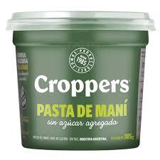 PASTA DE MANI NATURAL CROPPERS 305G